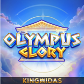 Olympus Glory cards game icon with marble myth table and god symbol artwork
